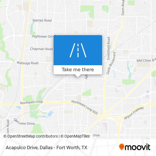 Acapulco Drive map