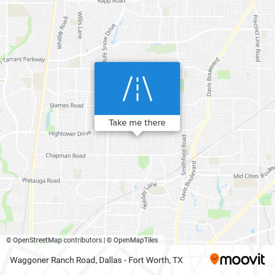 Waggoner Ranch Road map