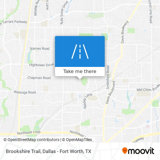 Brookshire Trail map