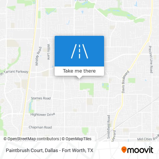 Paintbrush Court map