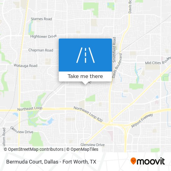 Bermuda Court map
