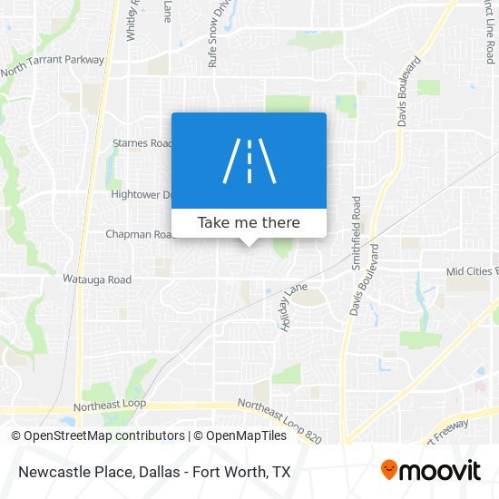Mapa de Newcastle Place