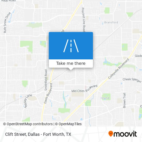 Clift Street map