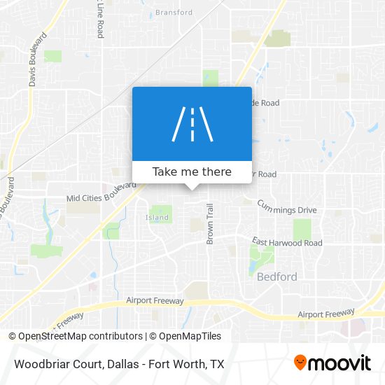 Woodbriar Court map