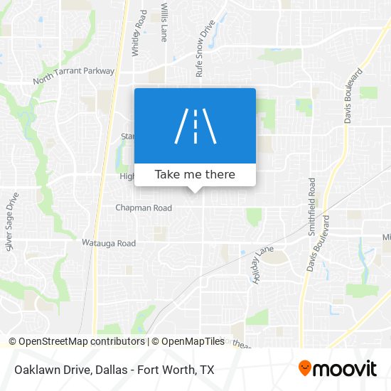 Oaklawn Drive map