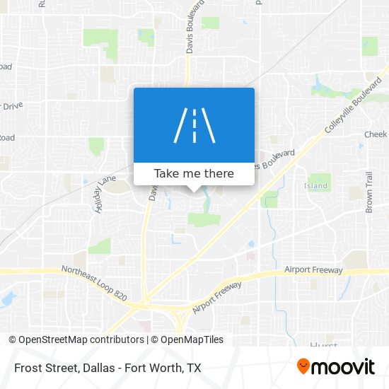 Frost Street map