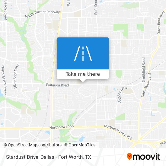 Stardust Drive map