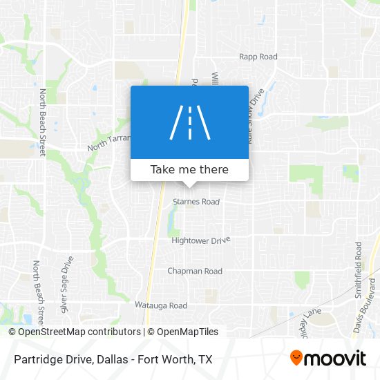 Partridge Drive map