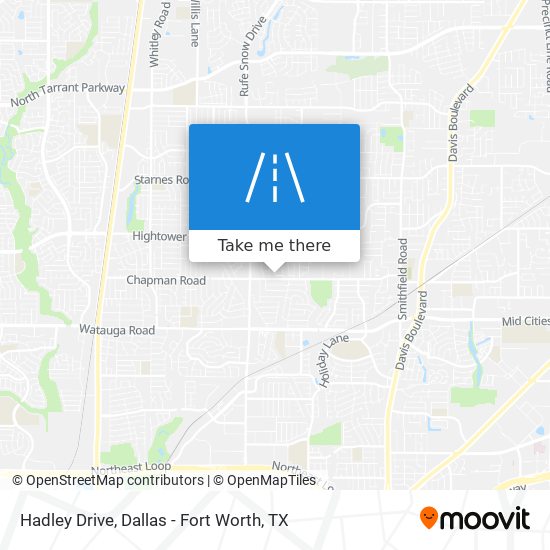 Mapa de Hadley Drive
