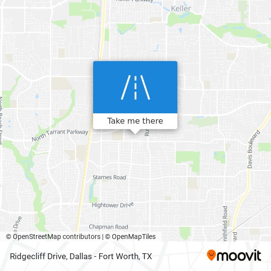 Mapa de Ridgecliff Drive
