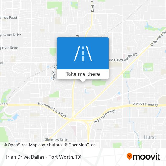 Irish Drive map