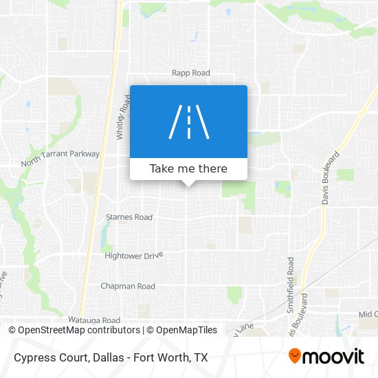 Cypress Court map