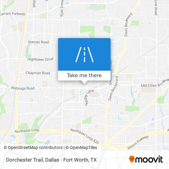 Dorchester Trail map