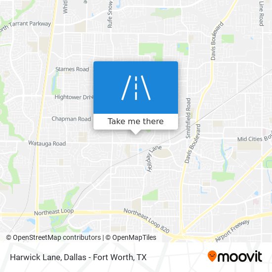 Harwick Lane map