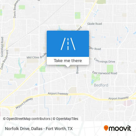 Mapa de Norfolk Drive