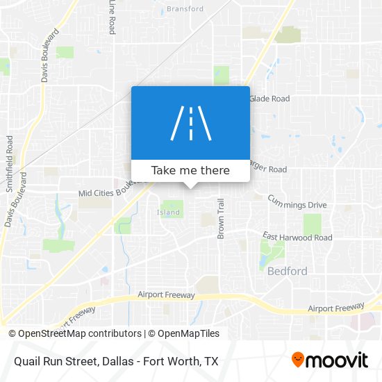 Quail Run Street map