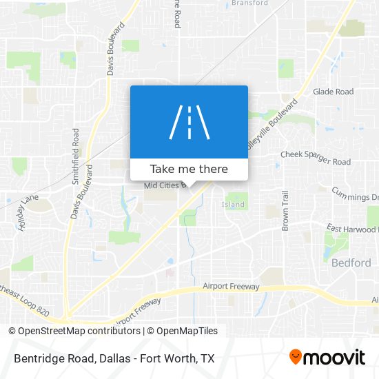 Mapa de Bentridge Road