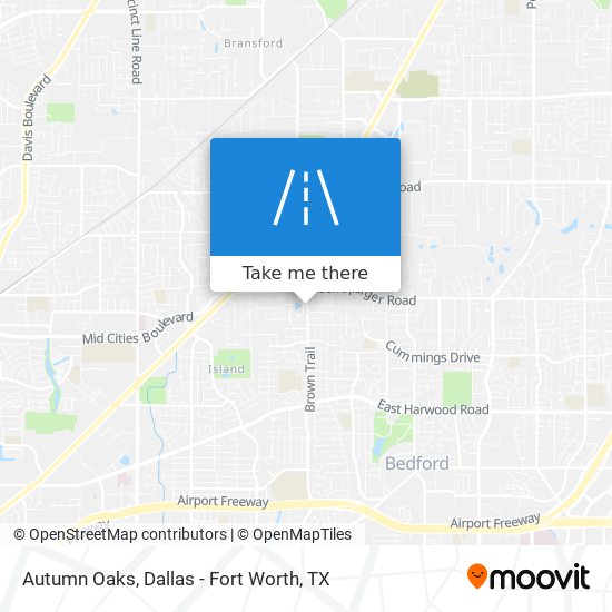 Autumn Oaks map