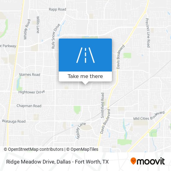 Mapa de Ridge Meadow Drive