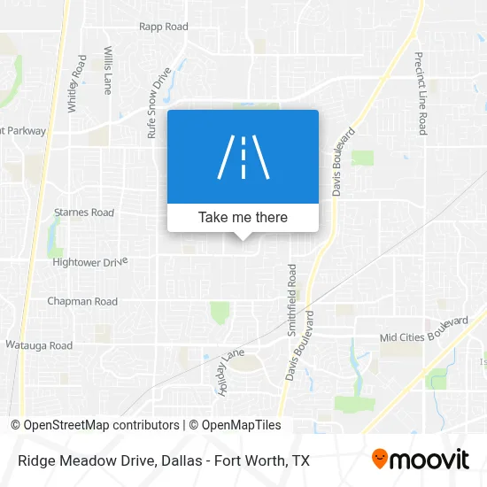 Ridge Meadow Drive map