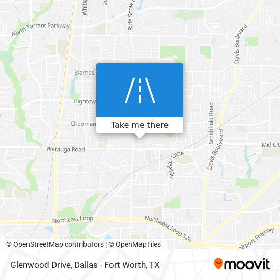 Mapa de Glenwood Drive