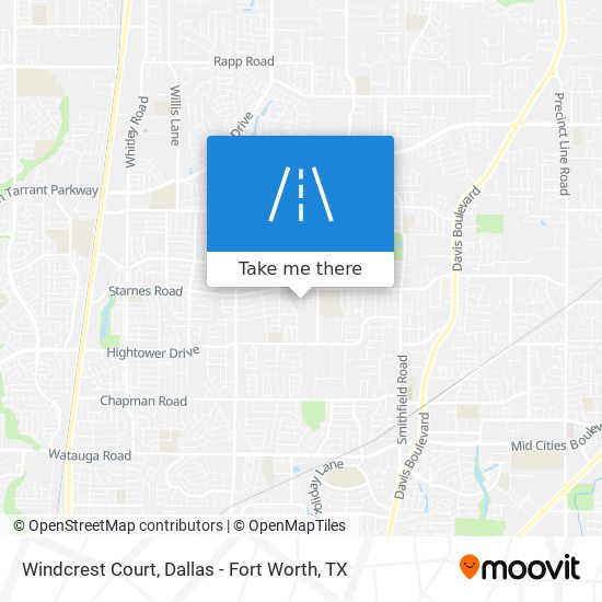 Windcrest Court map