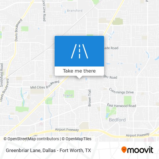 Mapa de Greenbriar Lane