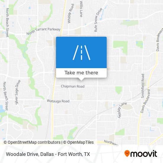 Woodale Drive map