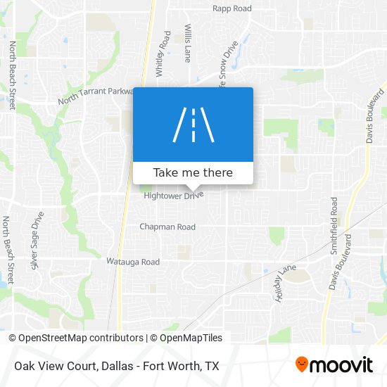 Oak View Court map