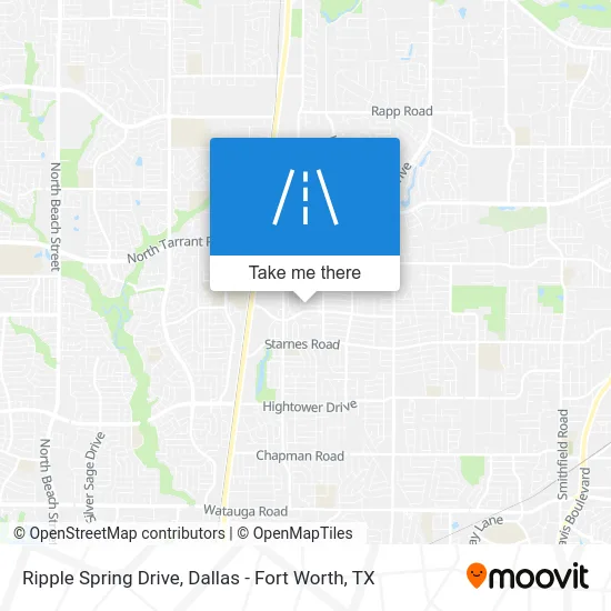 Ripple Spring Drive map