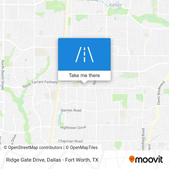 Ridge Gate Drive map