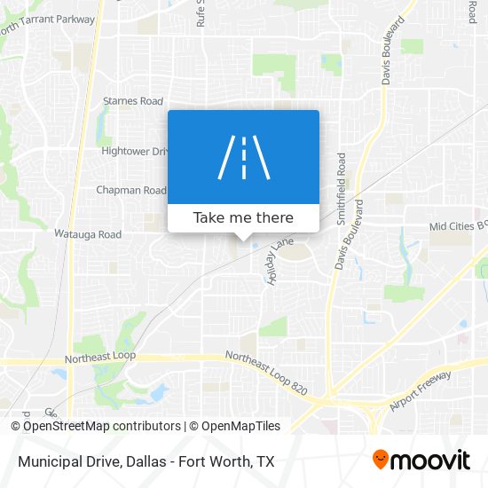 Municipal Drive map