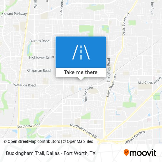 Mapa de Buckingham Trail