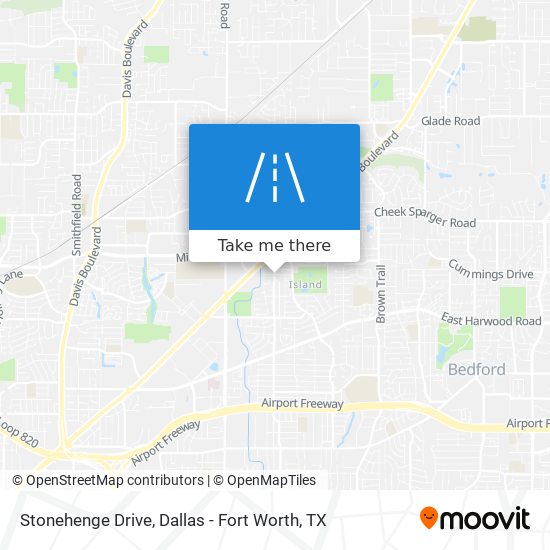 Stonehenge Drive map
