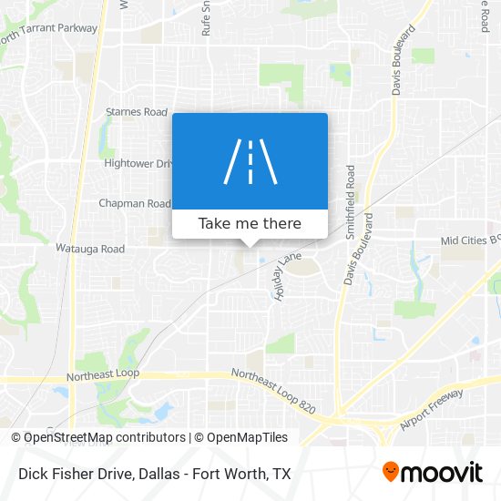 Mapa de Dick Fisher Drive