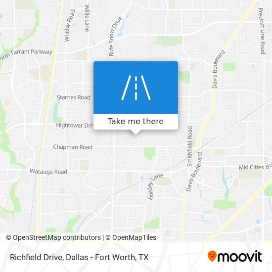 Mapa de Richfield Drive