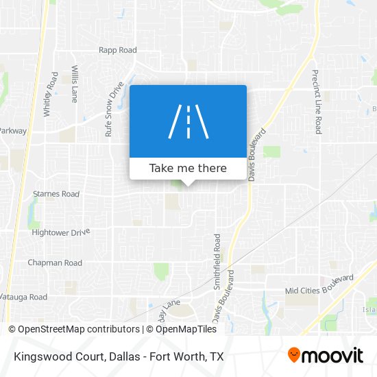 Mapa de Kingswood Court