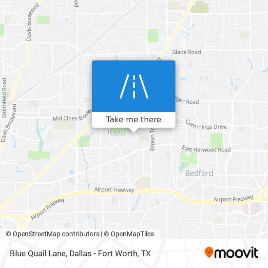Blue Quail Lane map