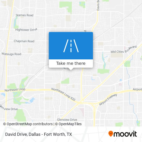 David Drive map