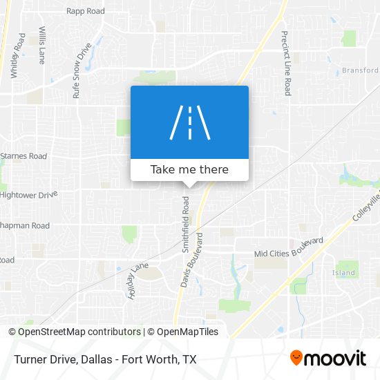 Turner Drive map