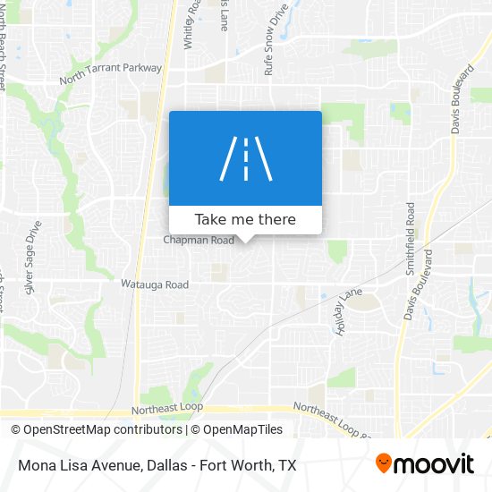 Mona Lisa Avenue map