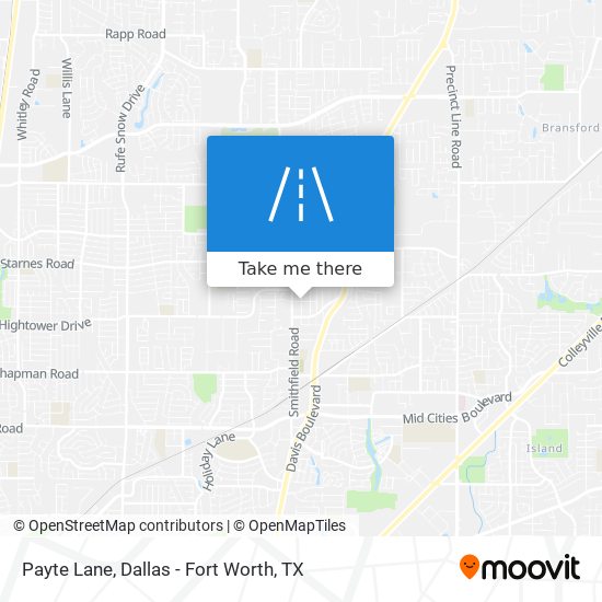 Payte Lane map