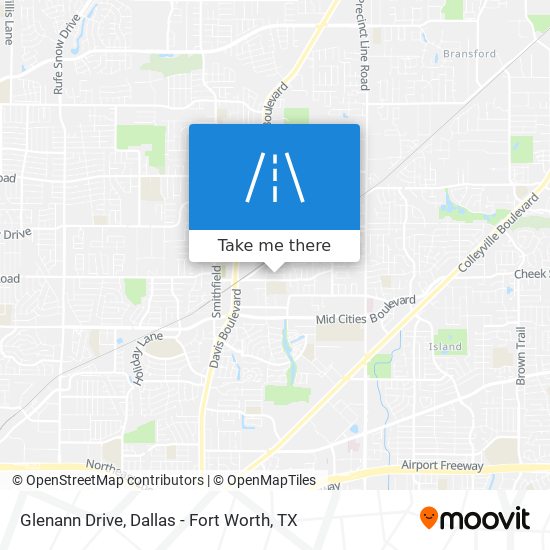 Glenann Drive map