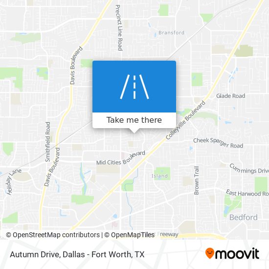 Autumn Drive map