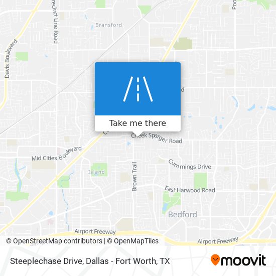 Steeplechase Drive map