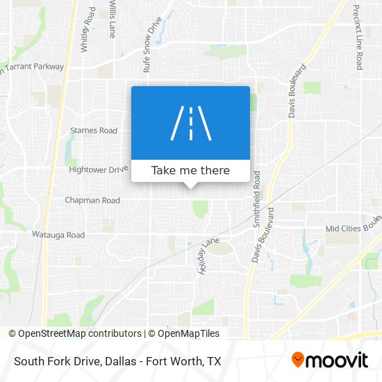 Mapa de South Fork Drive