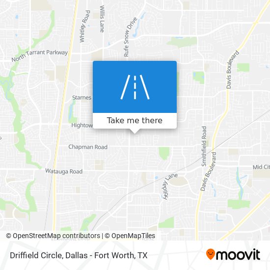 Driffield Circle map