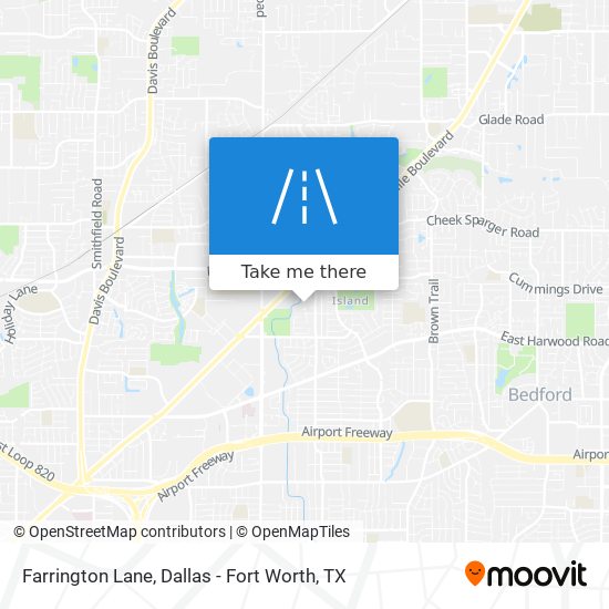 Farrington Lane map