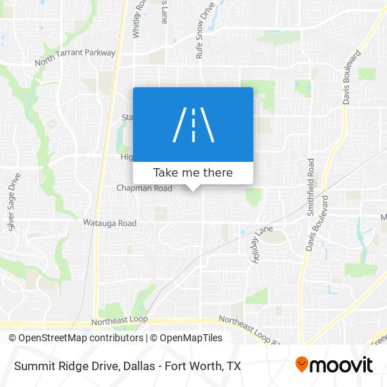 Summit Ridge Drive map