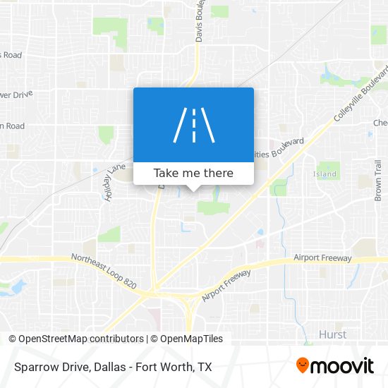 Sparrow Drive map